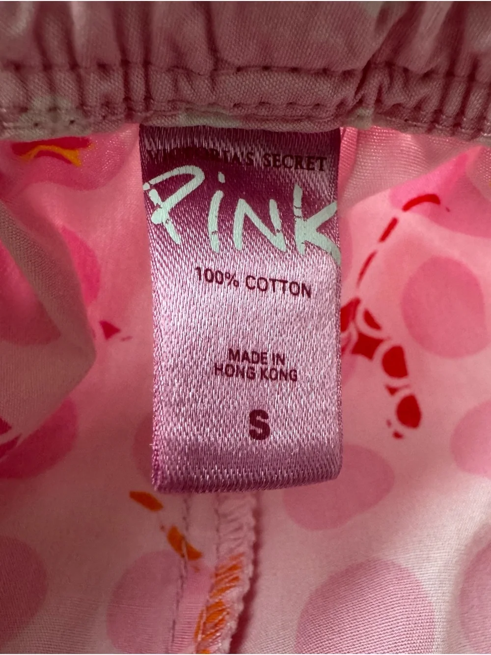 Y2K 2000s Mall Fashion Vintage Pink Polka Dots Loungewear Pajama Pants